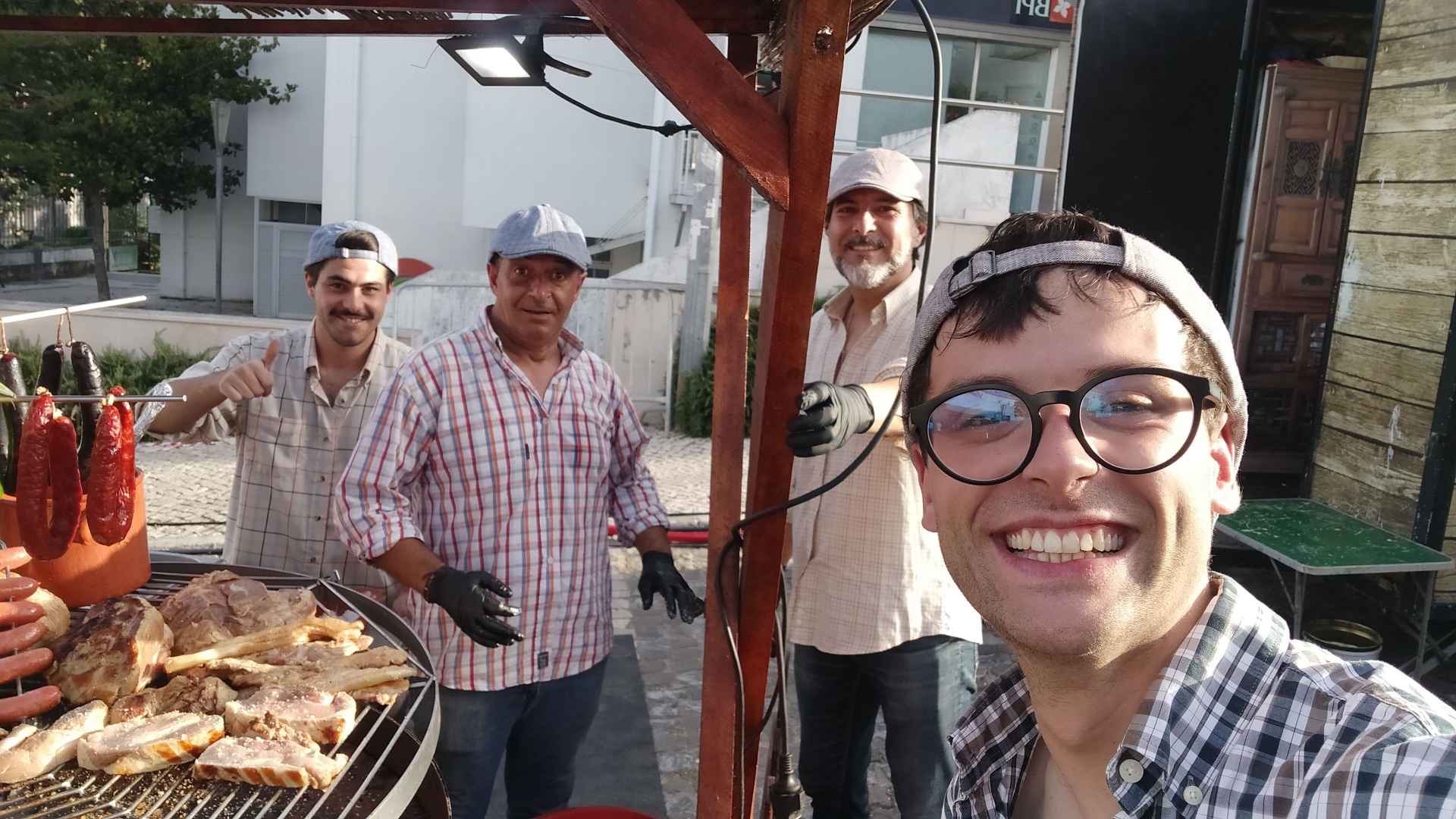 Equipa Trilháqui na brasa